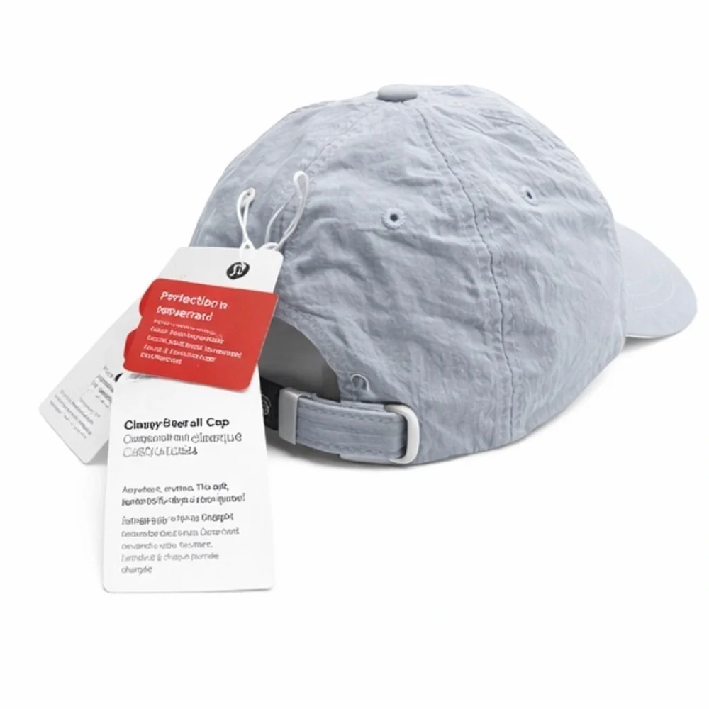 lululemon Classic Ball Cap L/XL Light Blue Adjustable Running Hat NWT